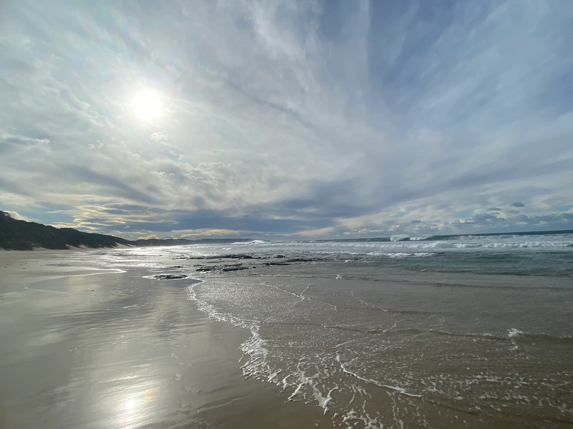 Early morning beach walk at Chintsa