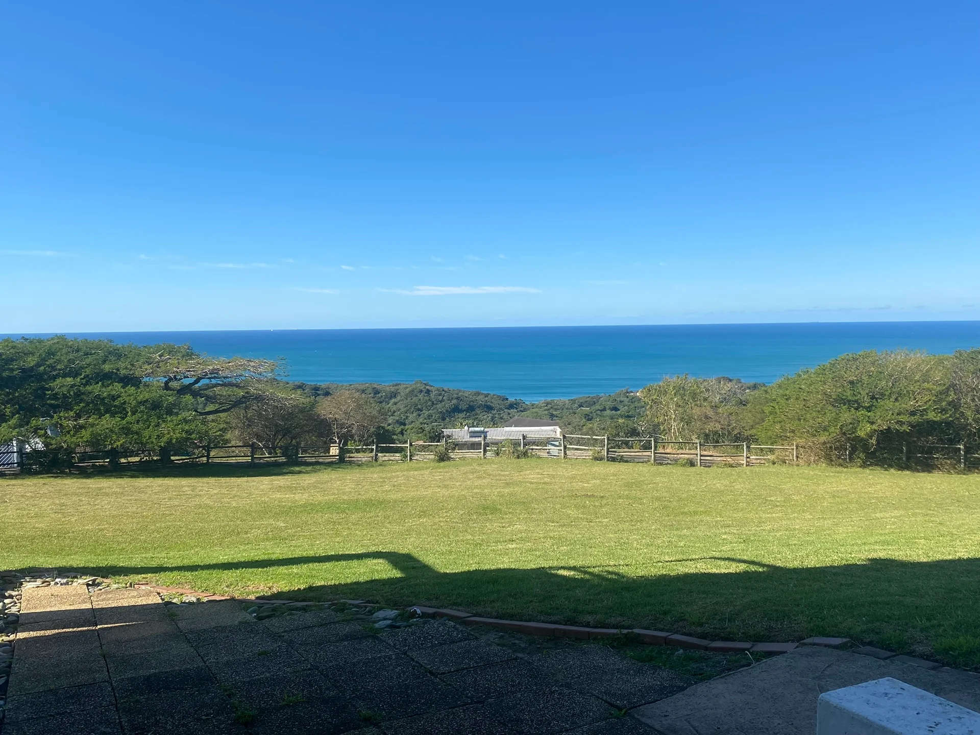 Sea view from outside rooms pathway